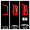 xTune 16-18 Toyota Tacoma Light Bar LED Tail Lights - Chrome (ALT-JH-TTA16-LBLED-C) SPYDER