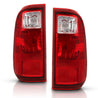 ANZO 2008-2016 Ford F-250 Taillight Red/Clear Lens (OE Replacement) ANZO