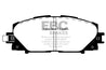 EBC 11+ Lexus CT200h 1.8 Hybrid Ultimax2 Front Brake Pads EBC