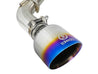 aFe POWER Takeda 2.5in 304 SS CB Exhaust w/ Blue Flame Tips 17-19 Infiniti Q60 V6-3.0L (tt) aFe