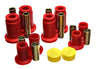 Energy Suspension 92-97 Mercury Gr Marquis / 92-97 Ford Crown Victoria Red Front End C/A Bushing Set Energy Suspension