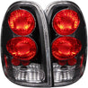 ANZO 1996-2000 Chrysler Voyager Taillights Black ANZO