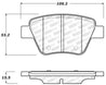 StopTech 10-12 Audi A3 Street Select Rear Brake Pads Stoptech