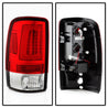 Spyder 00-06 Chevy Suburban 1500/2500 V2 Light Bar LED Tail Lights -Red Clr (ALT-YD-CD00V2-LBLED-RC) SPYDER