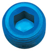 Russell Performance 3/4in Allen Socket Pipe Plug (Blue) Russell