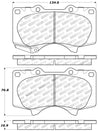 StopTech Performance 03-09 Lexus GX 470 Front Brake Pads Stoptech