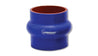 Vibrant 4 Ply Reinforced Silicone Hump Hose Connector - 2.5in I.D. x 3in long (BLUE) Vibrant