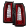 Spyder Chevy Tahoe / Suburban 15-17 LED Tail Lights - Red Clear (ALT-YD-CTA15-LED-RC) SPYDER