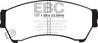 EBC 06-09 Ford Fusion 2.3 Ultimax2 Front Brake Pads EBC