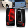 ANZO 2007-2014 Chevy Tahoe LED Taillight Plank Style Black w/Clear Lens ANZO