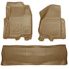 Husky Liners 11-12 Ford SD Crew Cab WeatherBeater Combo Tan Floor Liners (w/o Manual Trans Case) Husky Liners