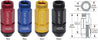 Project Kics Leggdura Racing Shell Type Lug Nut 53mm Open-End Look 16 Pcs + 4 Locks 12X1.5 Black Project Kics