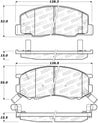 StopTech Street Brake Pads - Rear Stoptech