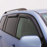 AVS 02-07 Mazda 6 (Excl. 5 Door Wagon) Ventvisor Outside Mount Window Deflectors 4pc - Smoke AVS