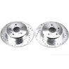 Power Stop 99-03 Lexus RX300 Rear Evolution Drilled & Slotted Rotors - Pair PowerStop