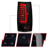 ANZO 2007-2014 Chevy Tahoe LED Taillight Plank Style Black w/Smoke Lens ANZO