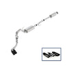 Ford Racing 15-18 F-150 5.0L Cat-Back Touring Exhaust System - Side Exit Black Chrome Tips Ford Racing