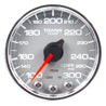 Autometer Spek-Pro Gauge Trans Temp 2 1/16in 300f Stepper Motor W/Peak & Warn Slvr/Chrm AutoMeter