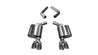 Corsa 15-19 Dodge Challenger 6.4L/17-19 Challenger 5.7 Polished Sport Axle-Back Exhaust w/3.5in Tips CORSA Performance