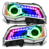 Oracle 11-14 Chrysler 300C SMD HL - Chrome - NON HID - ColorSHIFT DRL - ColorSHIFT ORACLE Lighting