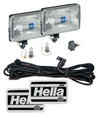 Hella 450 H3 12V SAE/ECE Fog Lamp Kit Clear - Rectangle (Includes 2 Lamps) Hella