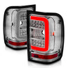 ANZO 2001-2011 Ford  Ranger LED Tail Lights w/ Light Bar Chrome Housing Clear Lens ANZO