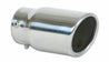 Vibrant 3in Round SS Bolt-On Exhaust Tip (Single Wall Angle Cut Rolled Edge) Vibrant