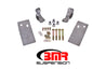 BMR 79-04 Fox Mustang Plate Style Torque Box Reinforcement Plates Upper Only - Natural BMR Suspension