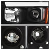 Spyder 02-05 Dodge Ram 1500 Light Bar Projector Headlights - Black (PRO-YD-DR02V2-LB-BK) SPYDER