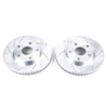 Power Stop 92-01 Lexus ES300 Front Evolution Drilled & Slotted Rotors - Pair PowerStop
