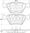 StopTech 95-99 BMW M3 / 01-07 M3 E46 / 89-93 M5 / 98-02 Z3 M series / 93-95 530 Front Brake Pads Stoptech