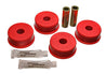 Energy Suspension 90-94 Mitsubishi Eclipse FWD Red Rear Control Arm Bushing Set Energy Suspension