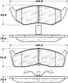 StopTech Street Brake Pads - Rear Stoptech