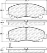 StopTech Street Select Brake Pads - Rear Stoptech