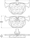 StopTech Performance 01-07 BMW M3 E46 / 00-04 M5 / 04-09 X3 / 00-06 X5 / 1/06-09 Z4 / 9/00-07 330 / Stoptech