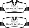 EBC 14+ Mini Hardtop 1.5 Turbo Cooper Ultimax2 Rear Brake Pads EBC