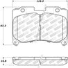 StopTech Performance 5/93-98 Toyota Supra Turbo Front Brake Pads Stoptech