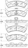 StopTech Street Select Brake Pads - Front Stoptech