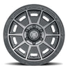 ICON Victory 17x8.5 6x120 0mm Offset 4.75in BS Smoked Satin Black Tint Wheel ICON