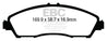 EBC 14+ Acura MDX 3.5 Ultimax2 Front Brake Pads EBC