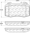 StopTech Street Touring 94-12/96 Maserati Series Front Brake Pads Stoptech