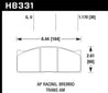 Hawk DTC-80 AP Racing/Brembo 30mm Race Brake Pads Hawk Performance