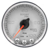 Autometer Spek-Pro Gauge Boost 2 1/16in 100psi Stepper Motor W/Peak & Warn Slvr/Chrm AutoMeter