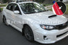 Rally Armor 11-14 Subaru WRX/STI (Sedan Only) Red UR Mud Flap w/ White Logo Rally Armor