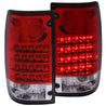 ANZO 1989-1995 Toyota Pickup LED Taillights Red/Clear ANZO