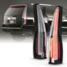 ANZO 2007-2014 Cadillac Escalade Led Taillights Red/Clear ANZO