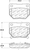 StopTech Street Select Brake Pads - Front/Rear Stoptech