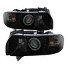 Spyder Dodge Ram 1500 94-01 Sport Projector Headlights LED Halo LED Blk Smke PRO-YD-DR94-HL-AM-BSM SPYDER