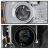 Spyder GMC Sierra 14-16 Projector Headlights Light Bar DRL Chrm PRO-YD-GS14V2-LBDRL-C SPYDER