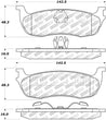 StopTech Street Select Brake Pads - Rear Stoptech